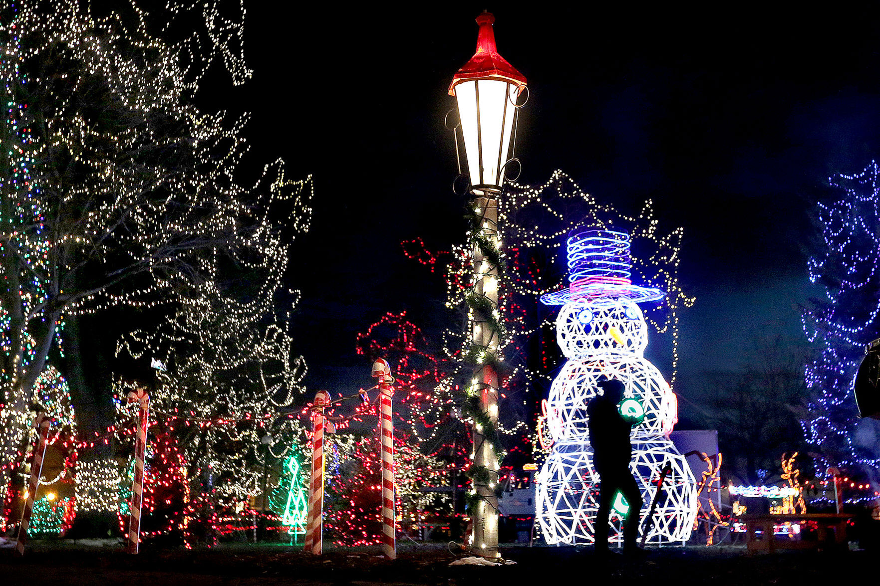 2019 Rotary Lights display in Riverside Park